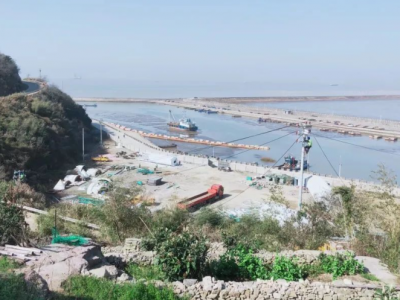 浙江金七門核電廠混凝土攪拌站及砂石廠臨時(shí)供電工程一階段順利送電！